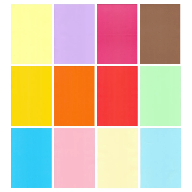 کاغذ رنگی A4 مدل GM2413 بسته 24 عددی