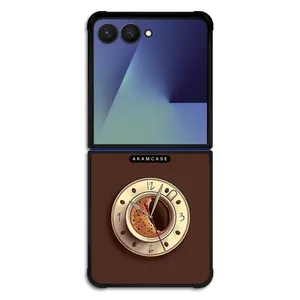 AKAM AMC-WSGZFLIP7-COFFEE-7 Cover For Samsung Galaxy Z Flip 7