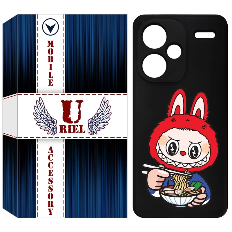 کاور یوریل مدل KSH کد 117 طرح عروسک لبوبو مناسب برای گوشی موبایل شیائومی Redmi Note 13 Pro Plus