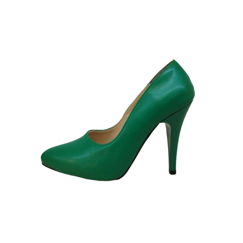 کفش زنانه مدل استلتو بیاله رنگ سبز