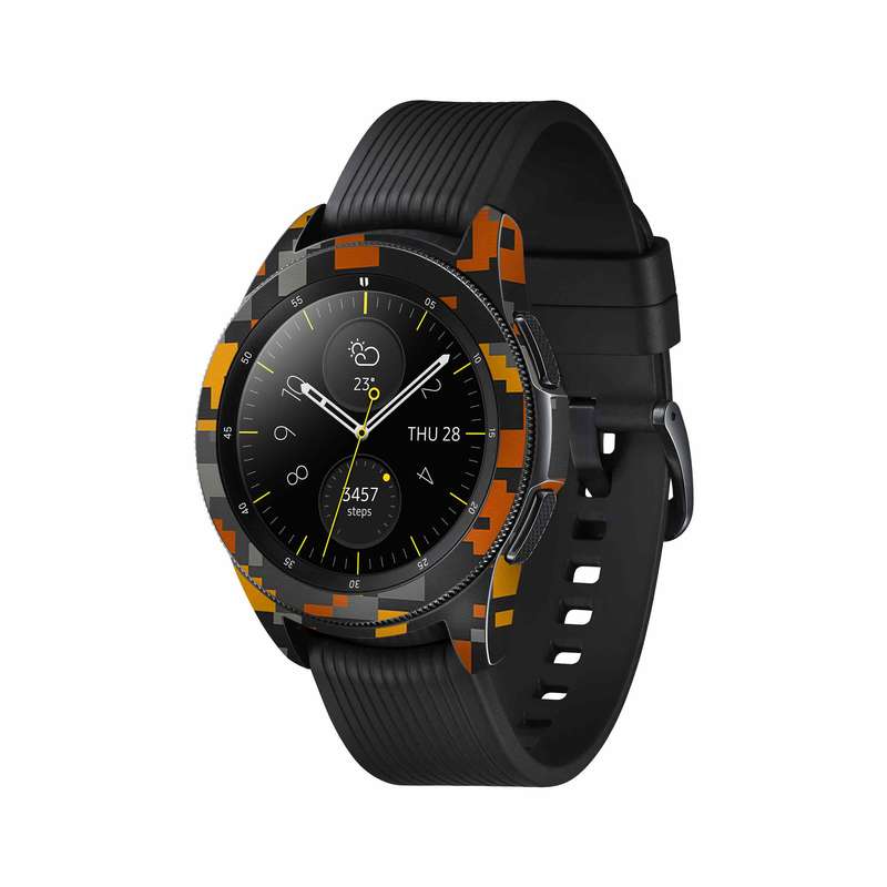 برچسب ماهوت طرح Army-Autumn-pixel مناسب برای ساعت هوشمند سامسونگ Galaxy Watch 42mm