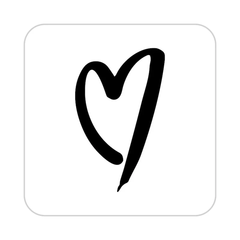 زیر لیوانی کاکتی طرح عاشقانه مدل mp40131