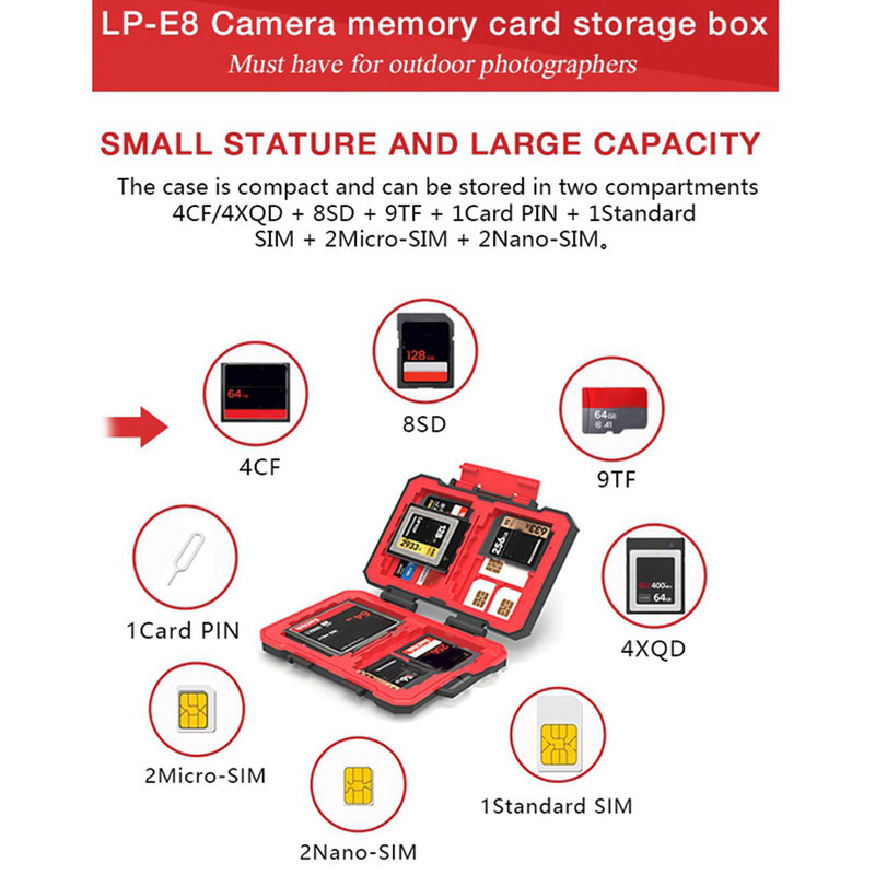 کیف محافظ کارت حافظه دزیانتال مدل LP-E8