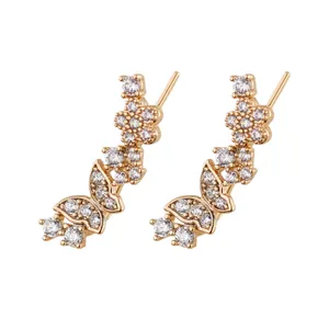 گوشواره زنانه ژوپینگ مدل پروانه کد er724