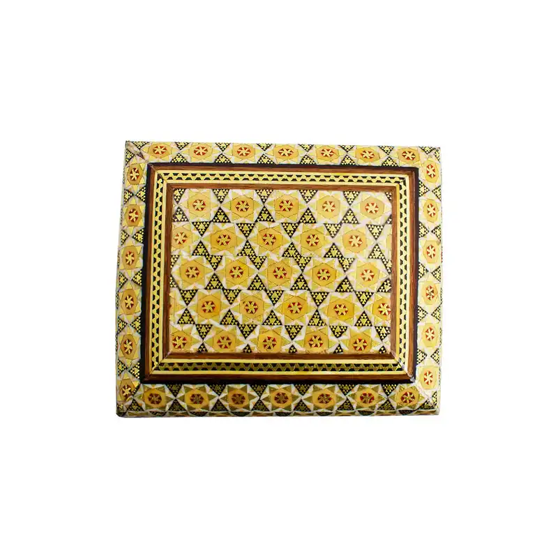 جعبه جواهرات خاتم کاری کد 07