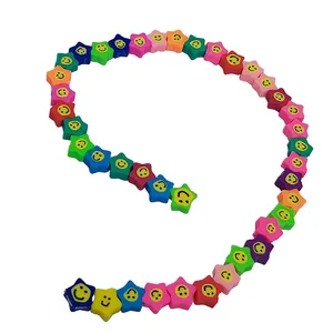 مهره دستبند مدل fimo_setare_khand بسته ی 25 عددی