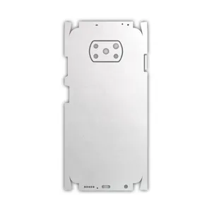 MAHOOT Metallic-White-FullSkin Cover Sticker for Xiaomi Poco X3 NFC