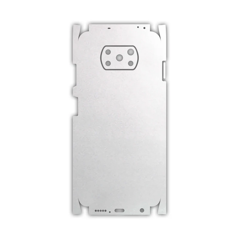 برچسب پوششی ماهوت مدل Metallic-White-FullSkin مناسب برای گوشی موبایل شیائومی Poco X3 NFC