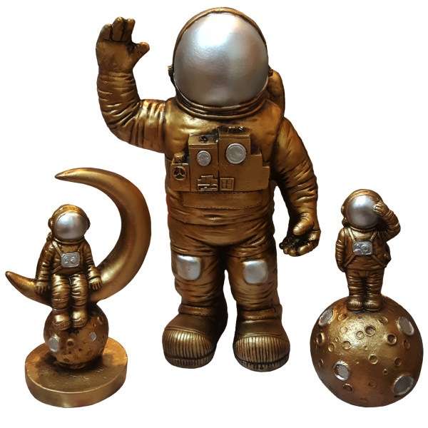 مجسمه مدل فضانورد مجموعه 3 عددی