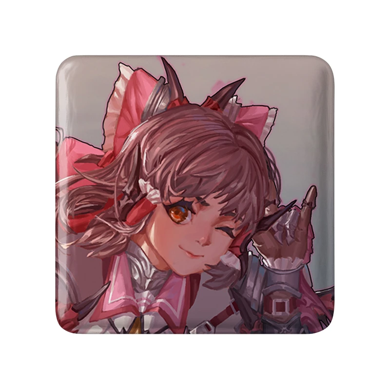 مگنت خندالو طرح بازی شکارچی هیولا (Monster Hunter) مدل مربعی کد 33220