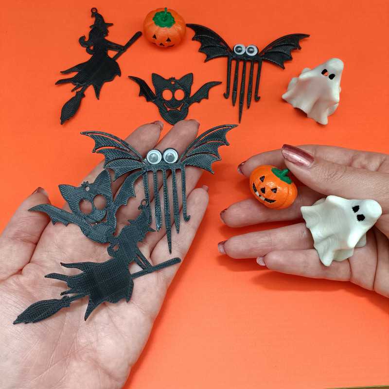 دکوری مدل تزیینات هالوین Halloween مجموعه 10 عددی