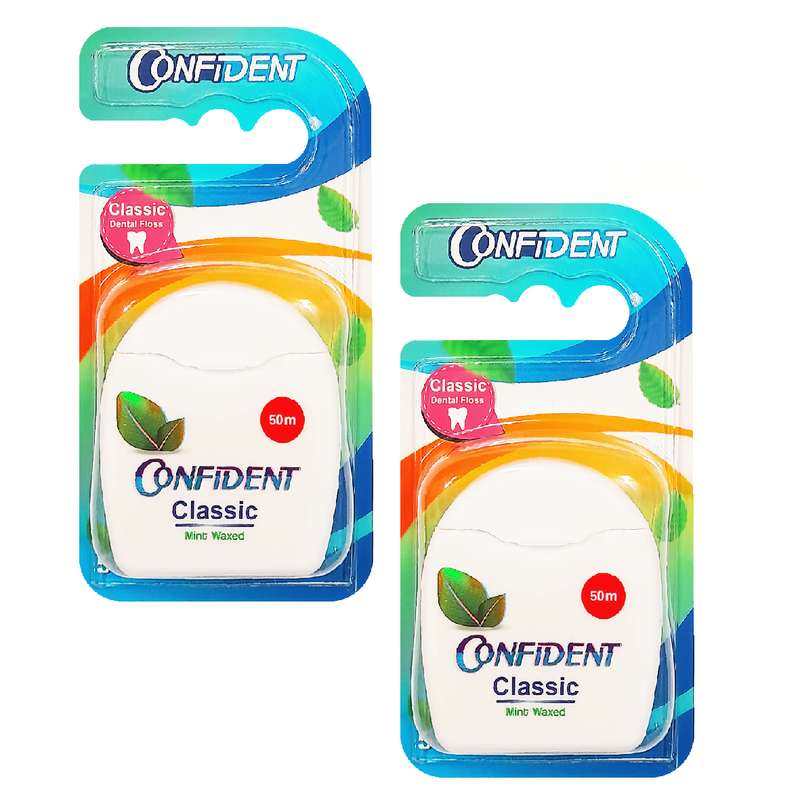 نخ دندان کانفیدنت مدل کلاسیک مجموعه 2 عددی