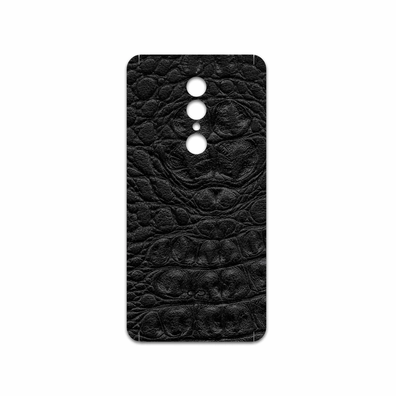 برچسب پوششی ماهوت مدل Black-Crocodile-Leather مناسب برای گوشی موبایل یومی A1 Pro