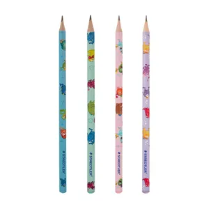 مداد مشکی استدلر مدل Motif Monster کد 131HB-MO بسته 4 عددی