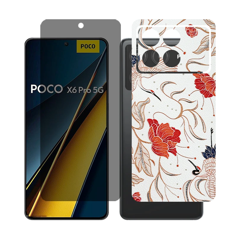 محافظ صفحه نمایش حریم شخصی گلس مدل Together مناسب برای گوشی موبایل شیائومی Poco X6 Pro به همراه برچسب پوششی
