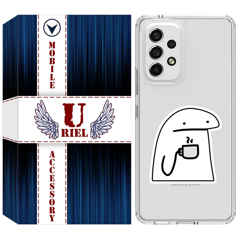 کاور یوریل مدل Clear کد 79 طرح پوکرفیس مناسب برای گوشی موبایل سامسونگ Galaxy A32 5G / M32 5G