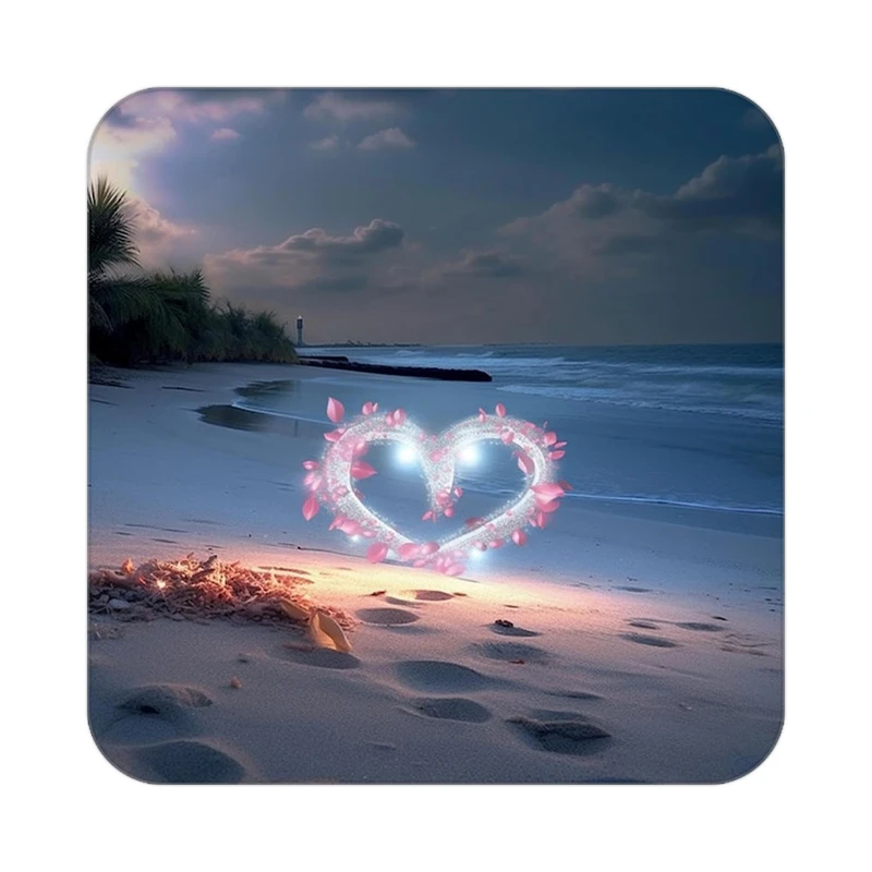 زیر لیوانی کاکتی مدل عاشقانه کد mp13563