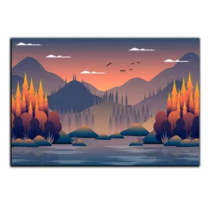 تابلو شاسی بکلیت طرح جنگل پاییزی مدل SH-S5176