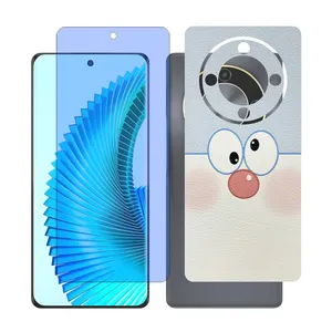 Glass together model anti blue screen protector suitable for Honor X9b mobile phone with back cover sticker
