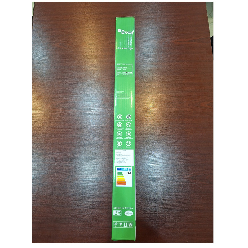 پروژکتور خیابانی خورشیدی ای وی بی مدل EVB-LD1800TYN08 ظرفیت 1800وات
