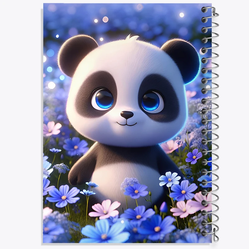 دفتر مشق 50 برگ خندالو طرح پاندای بامزه کد F7851