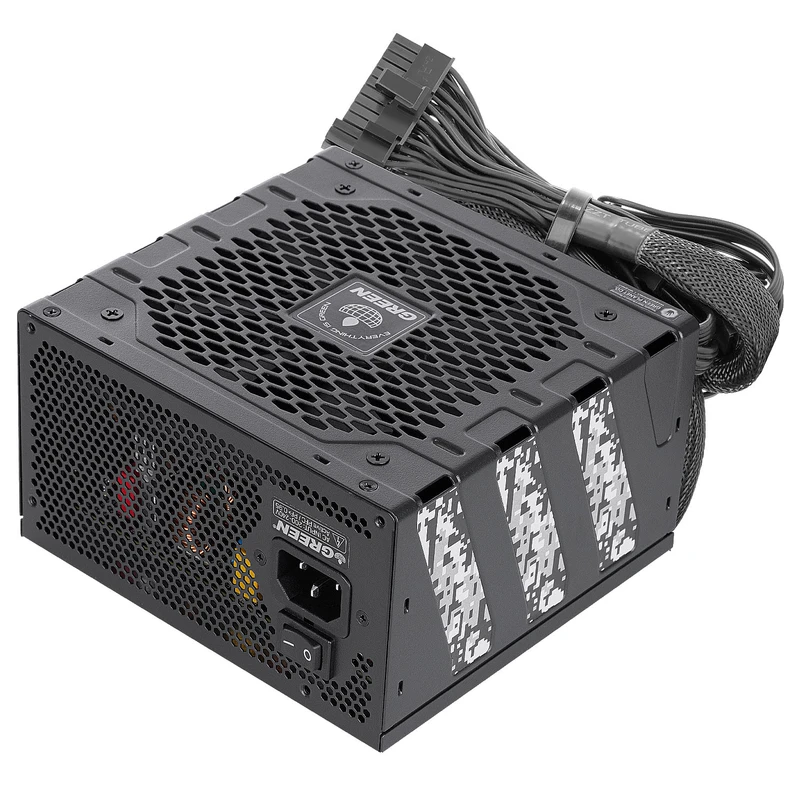 منبع تغذیه کامپیوتر 600W وات گرین مدل GP600A-GED V3.1 (ATX 3.1)