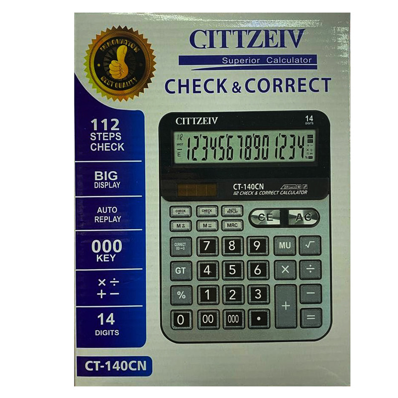 ماشین حساب مدل CITIZEIV CT-140CN