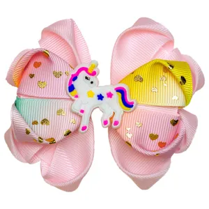 گیره مو دخترانه مدل اسب تک شاخ 