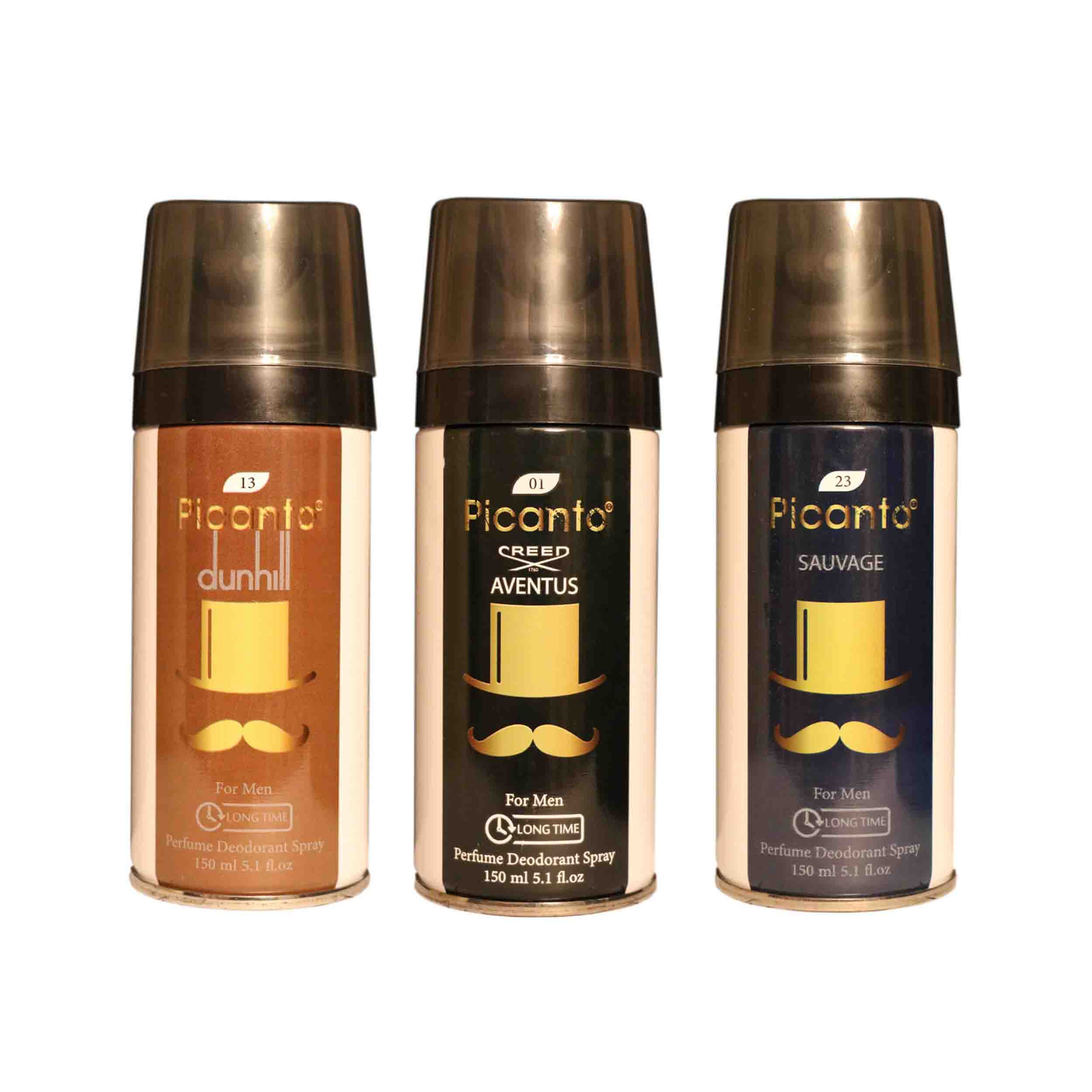 اسپری خوشبو کننده بدن مردانه پیکانتو مدل P31 حجم 150 میلی لیتر مجموعه 3 عددی