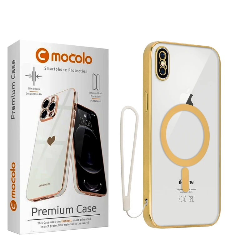 کاور موکولو مدل MagSafe Strap مناسب برای گوشی موبایل اپل iPhone XS Max / X Max به همراه بند