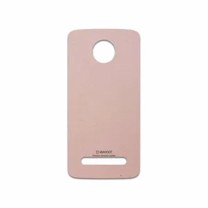 MAHOOT Rose Gold Leather Cover Sticker for Motorola Moto Z2 Force