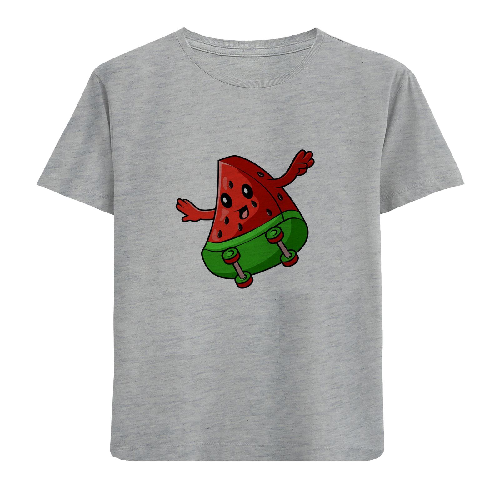 تی شرت آستین کوتاه بچگانه مدل هندوانه اسکیتی D74 -  - 1