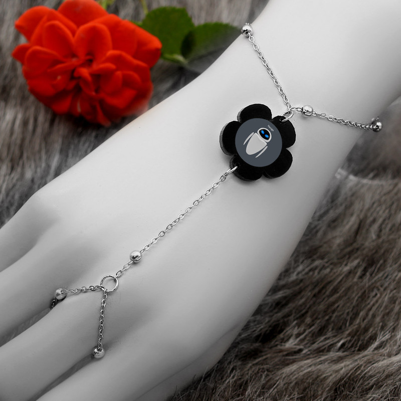 دستبند زنانه ناکسیگو مدل تمیمه طرح وال ای کد TM11145