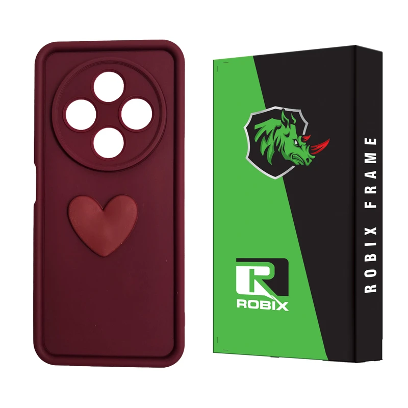 کاور روبیکس مدل SOLID HEART مناسب برای گوشی موبایل شیائومی Redmi 14C