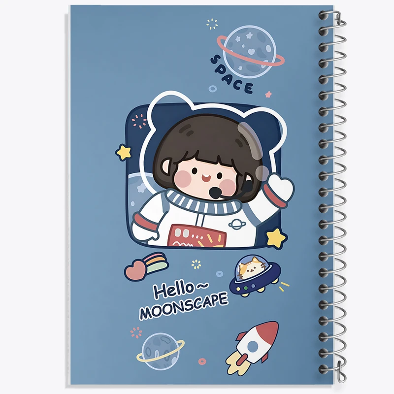 دفتر لیست خرید 50 برگ خندالو طرح دخترانه کیوت کد N3847