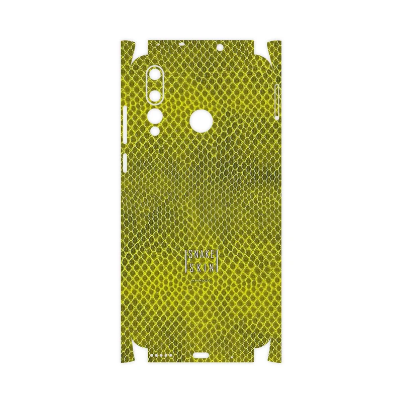 برچسب پوششی ماهوت مدل Yellow Snake Skin-FullSkin مناسب برای گوشی موبایل هوآوی Nova 4