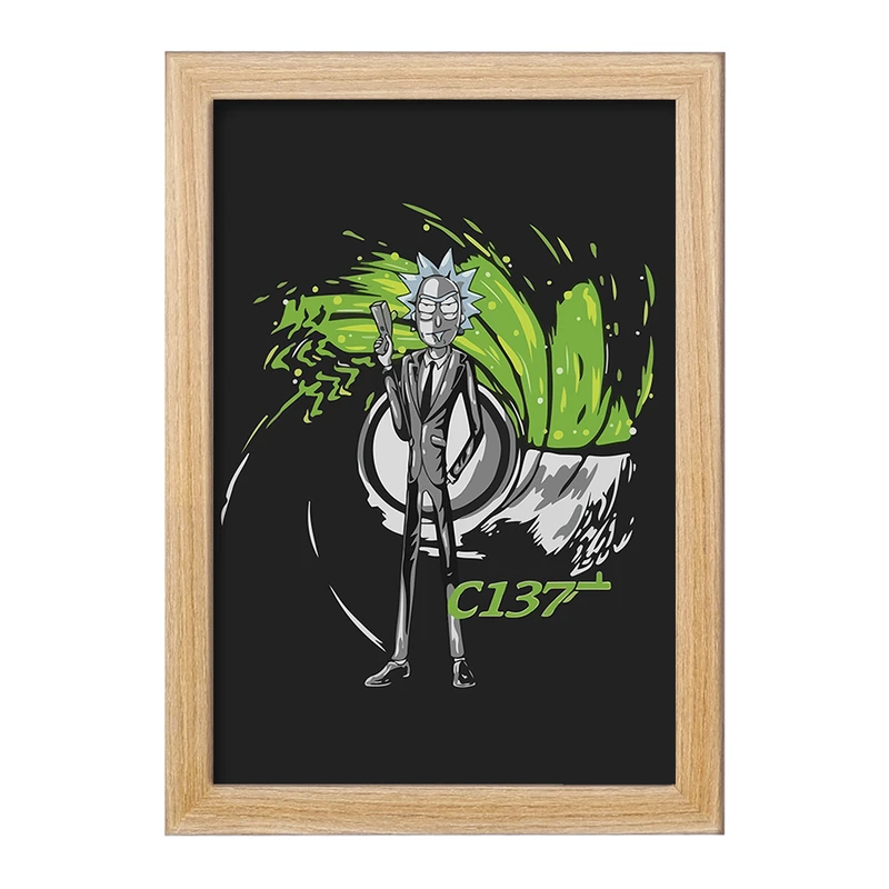 تابلو خندالو مدل انیمیشن ریک و مورتی Rick and Mort کد 26400