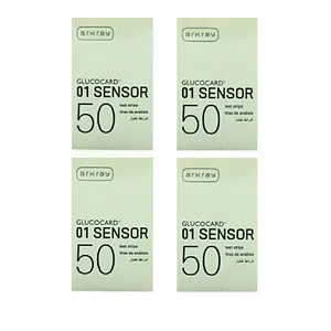 نوار دستگاه تست قند آرکری مدل sensor مجموعه 4 عددی