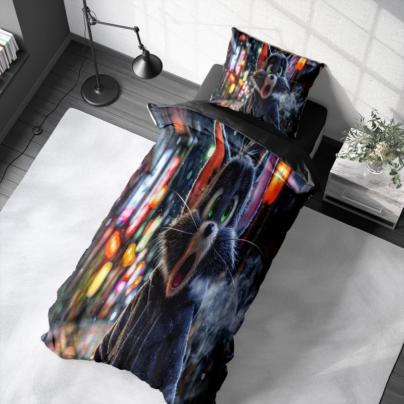 سرویس خواب 1 نفر 4 تکه مدل دیجیتال