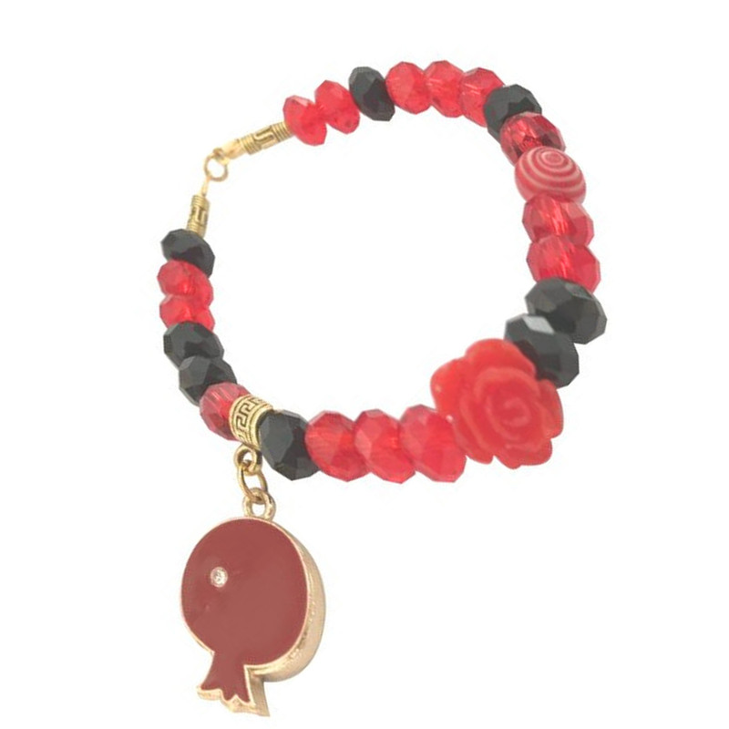 دستبند دخترانه مدل انار کد TY80 دستبند دخترانه مدل انار کد TY80