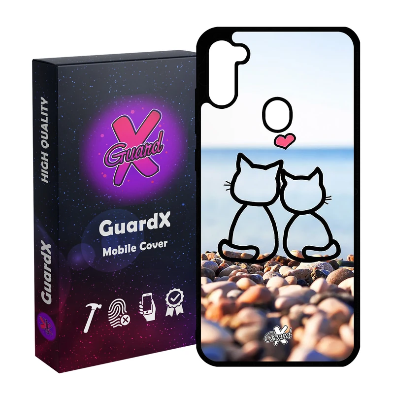 کاور گارد ایکس طرح Love مدل Glass10016 مناسب برای گوشی موبایل سامسونگ Galaxy A11 / M11