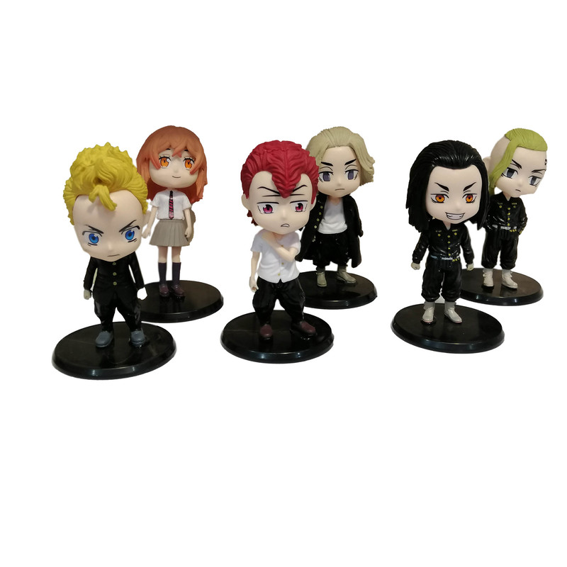 فیگور مدل انیمه مجموعه 6 عددی