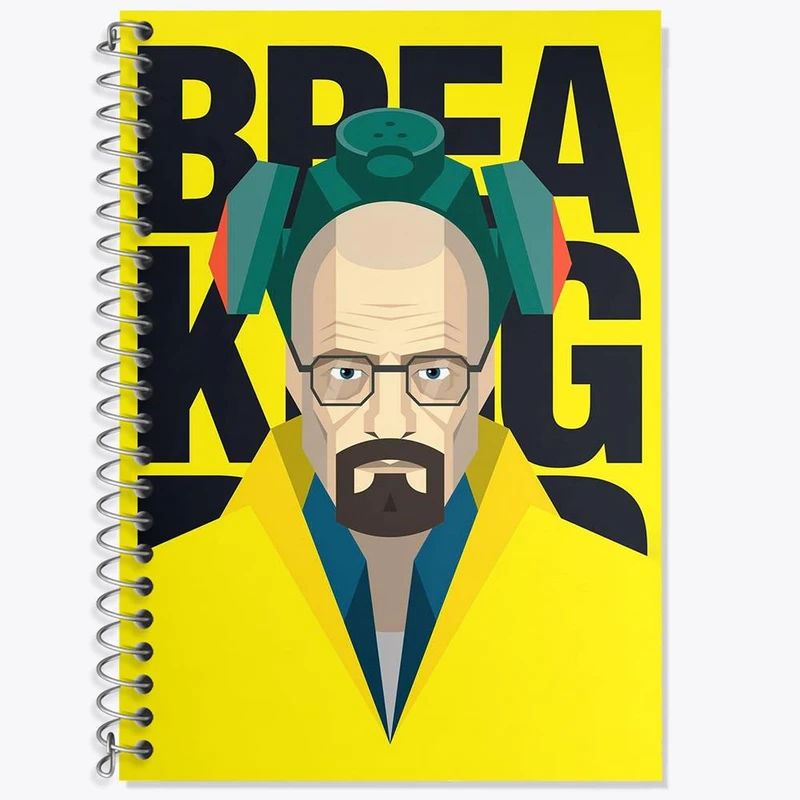 دفتر لغت 50 برگ خندالو مدل والتر وایت سریال بریکینگ بد Breaking Bad کد 13288