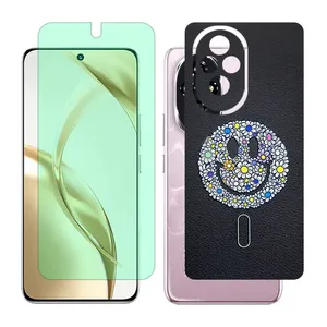 Glass Together model green light screen protector suitable for Honor 200 mobile phone with back cover sticker