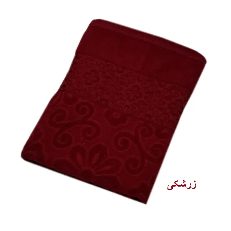 حوله استخری موردوم طرح گل یاس سایز 70x135 سانتی متر