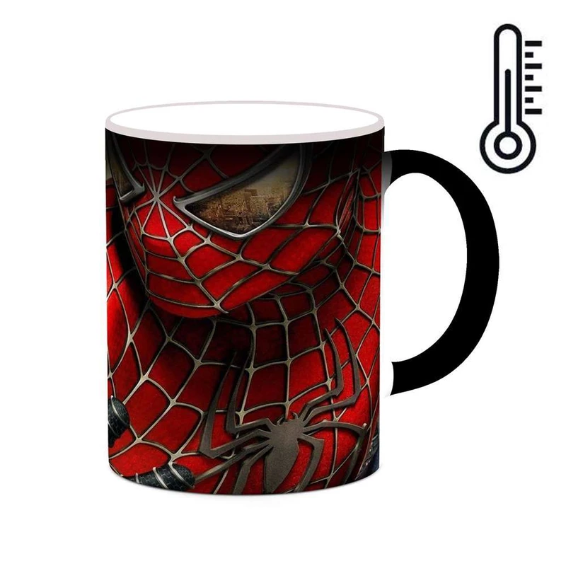 ماگ حرارتی کاکتی مدل کارتون Spider Man کد mgh23179