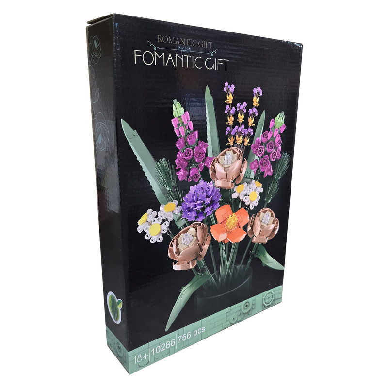 ساختنی مدل Romantic Gift طرح دسته گل کد 10286