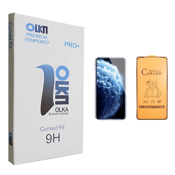 محافظ صفحه نمایش سرامیکی الکا مدل +PRO مناسب برای گوشی موبایل اپل iPhone 11 Pro Max