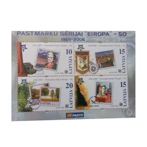 تمبر یادگاری مدل لیتوانی مجموعه 4 عددی