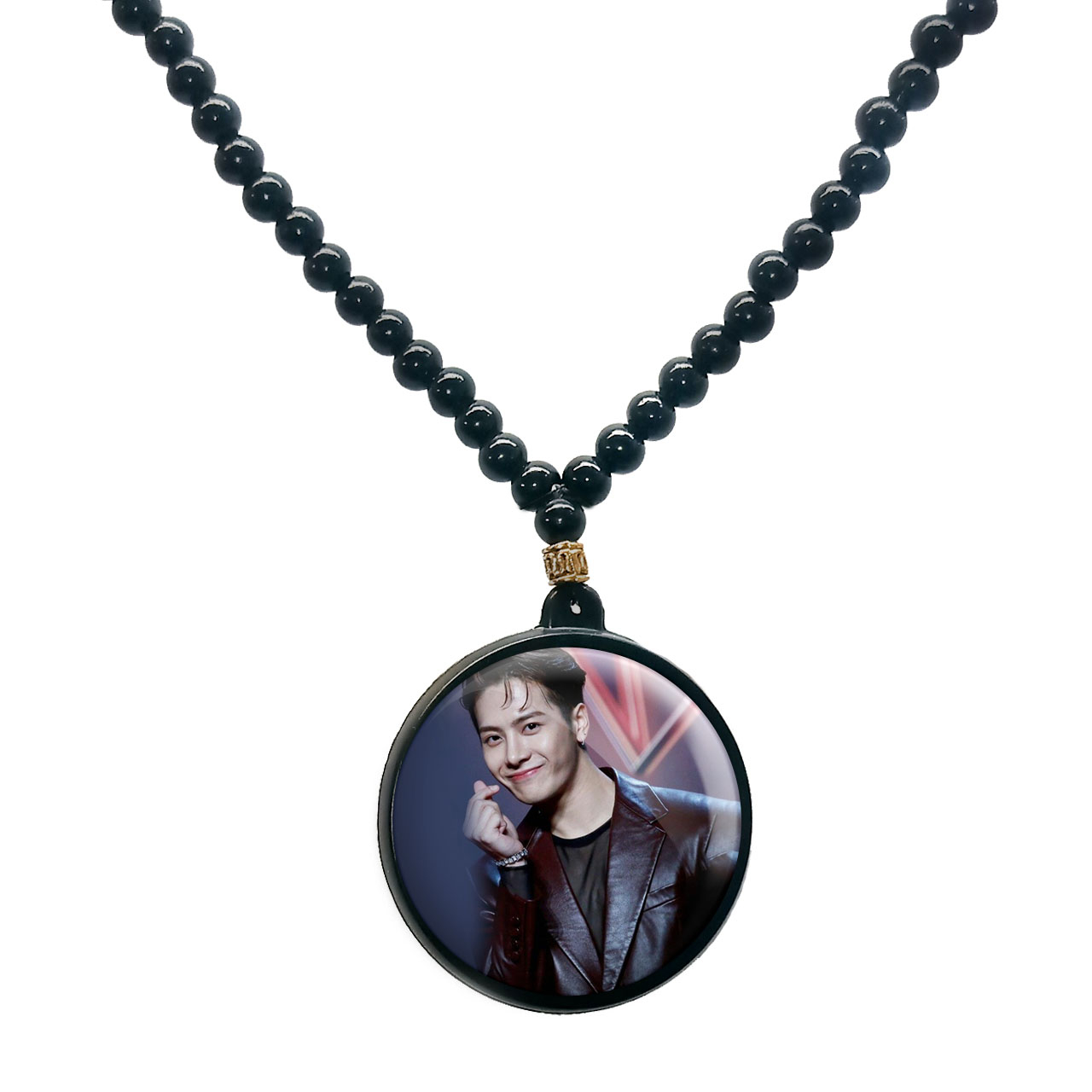 گردنبند پرمانه طرح GOT7 کد pmd.19110 مدل دو طرفه